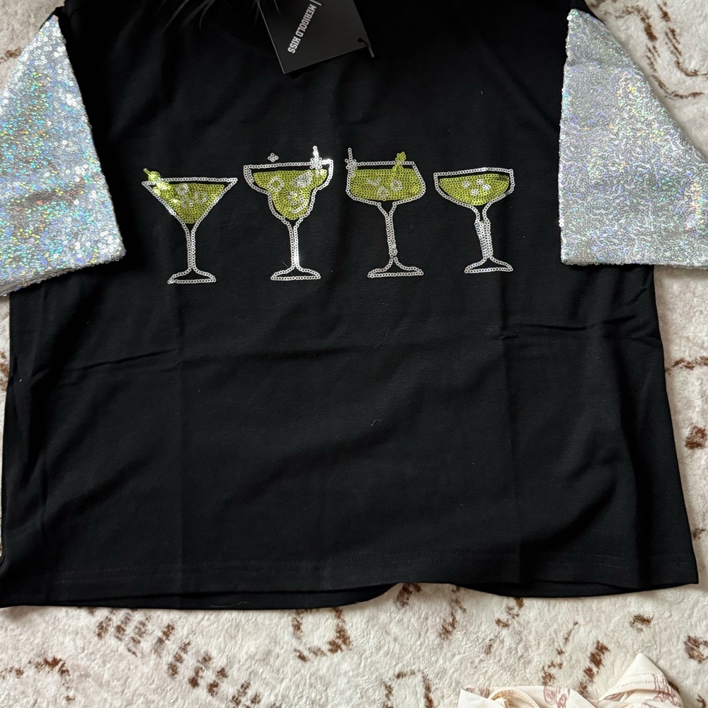 Dirty Martini sparkle shirt